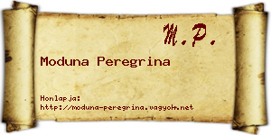 Moduna Peregrina névjegykártya